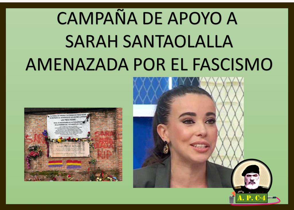 Total apoyo a <a href="/SarahPerezSanta/">Sarah Santaolalla. ♀</a>