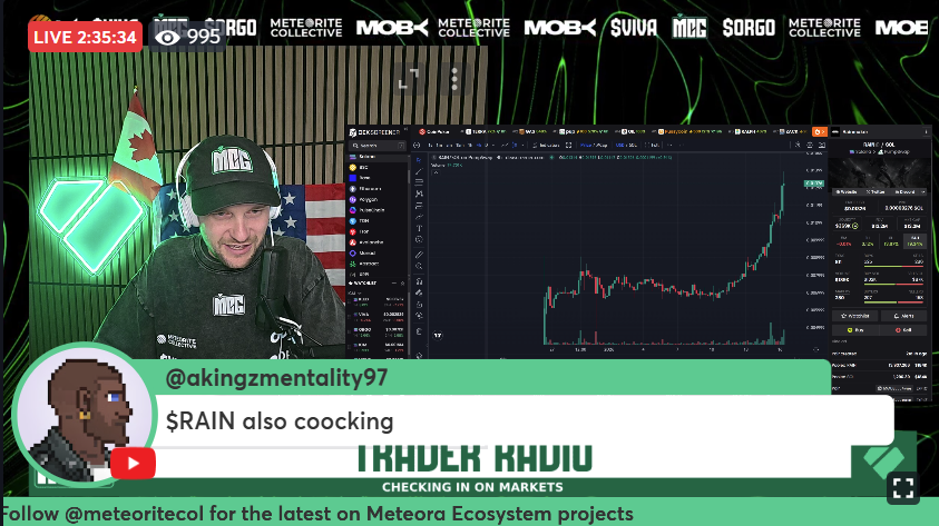 MCGlive's tweet image. GG's $RAIN