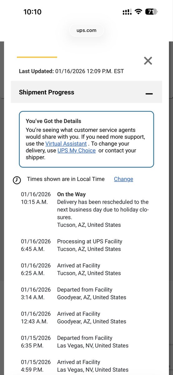 hyperhashtech's tweet image. Absolutely disgusting behavior from @UPS when I called them out for lying about it being a holiday their support changed the reason for not delivering today to business was closed. Yet we were open and better yet even talked to our ups driver today who said they forgot to load it