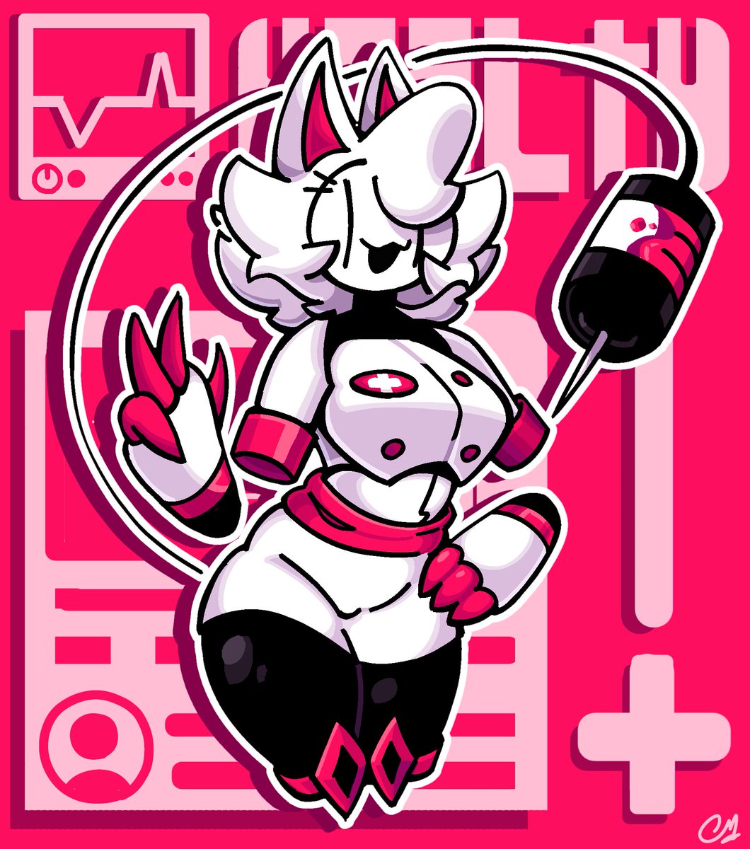 🏥💉
Oc by <a href="/SiristheVirus07/">Siris the Virus</a> 
#art #doodle #oc