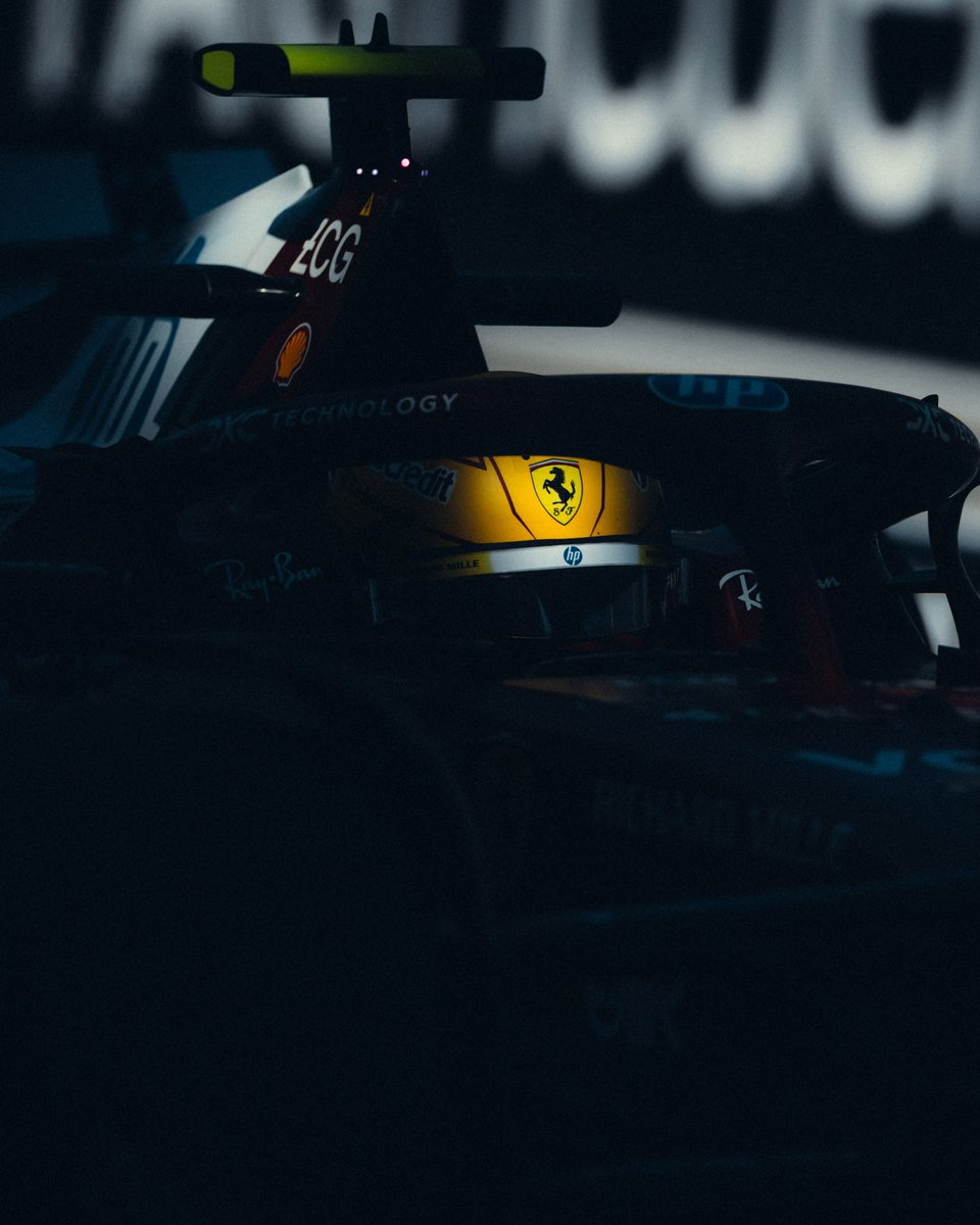 ScuderiaFerrari's tweet image. Built in the dark. Driven in the light 😮‍💨