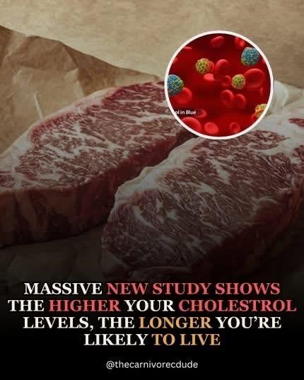 MrsAmericanVGov's tweet image. So they were trying to get rid of us all along?

For decades we were told to lower cholesterol at all costs. 

Statins for everyone. 

Fear the eggs. 

Avoid the butter.

Now research is showing that higher cholesterol, especially in older adults, is actually associated with…