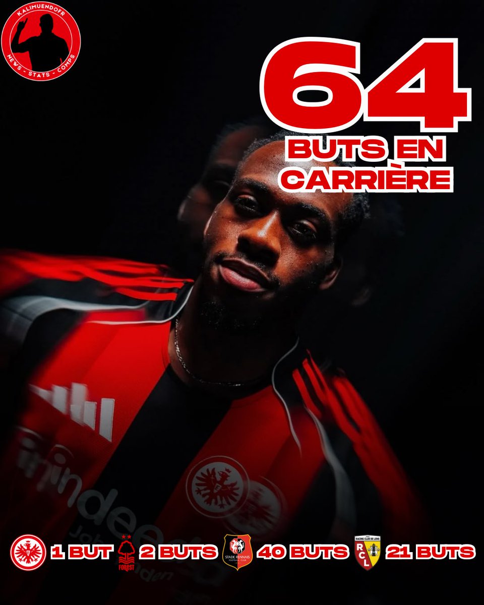 GOOOOAAAAAL D’ARNAUD KALIMUENDO !!! SON PREMIER EN ALLEMAGNE

Werder 0-1 Frankfurt 
64 buts en carrière, 1 but avec l’Eintracht 🦅❤️
 #SGE