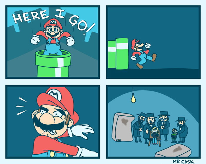 JuliusMasteroso's tweet image. Pobre Mario, vio demasiado.