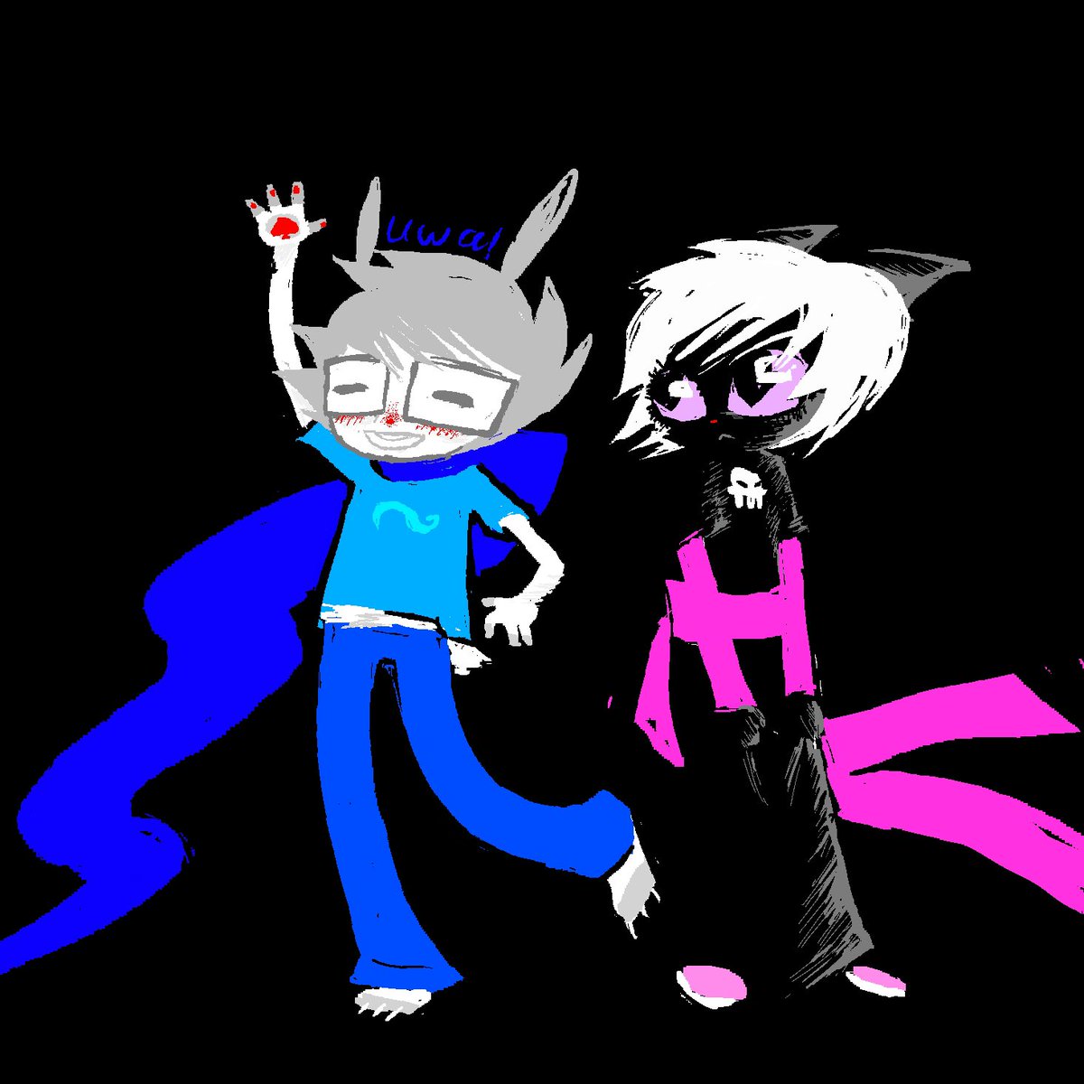 johnegbunny's tweet image. HOMEstuck furries. #furstuck