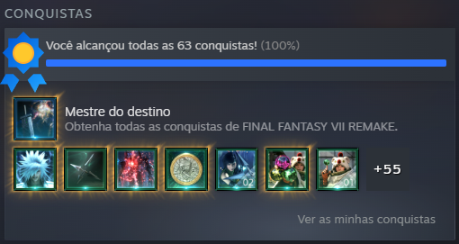 phvortt's tweet photo. Platinei Final Fantasy 7 Remake! Amei demais, recomendo demais também, puta experiência fantástica e divertida!! https://t.co/QtGeA2BPak