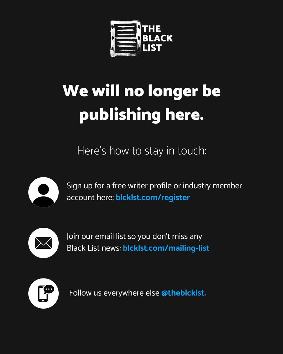 The Black List tweet media