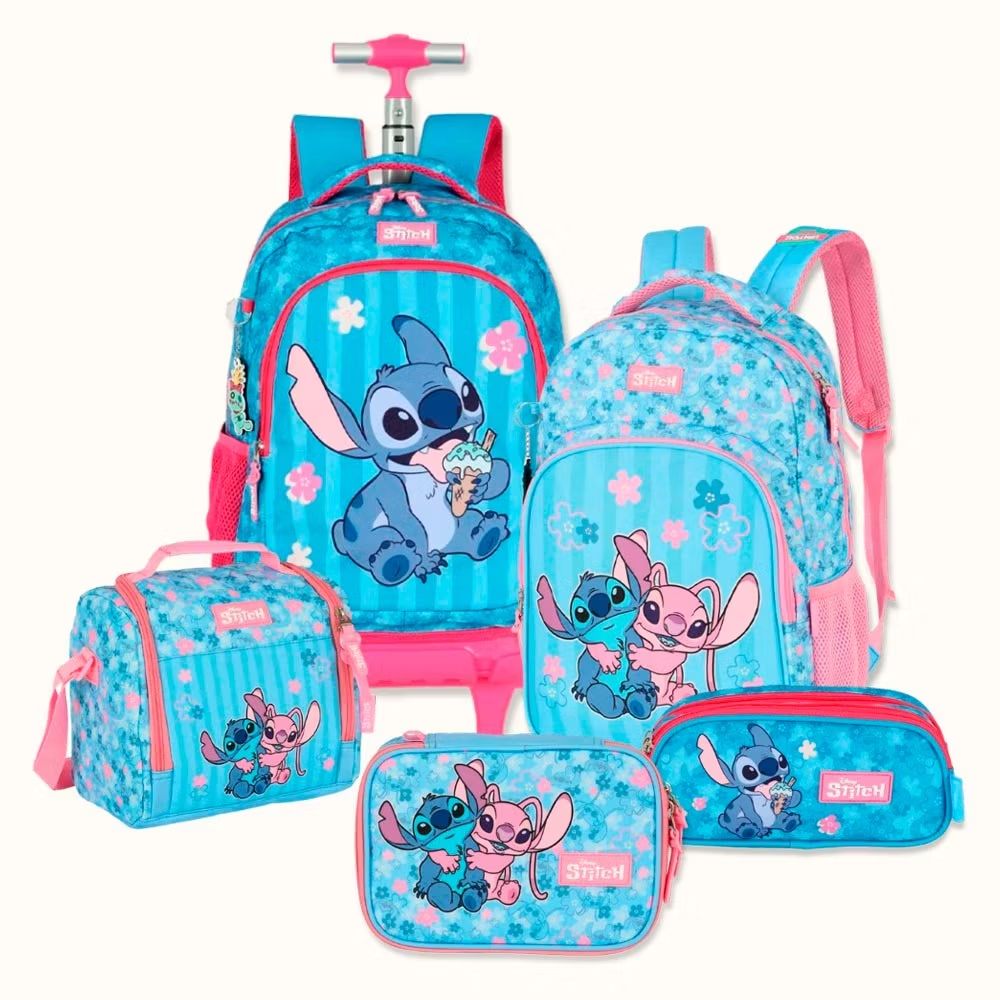 Dê uma olhada em Material Escolar Stitch e Angel Mochila Lancheira Estojo Original Disney Luxcel por R$99,99 - R$399,90. Compre na Shopee agora! s.shopee.com.br/7pn30w2iIi?sha…