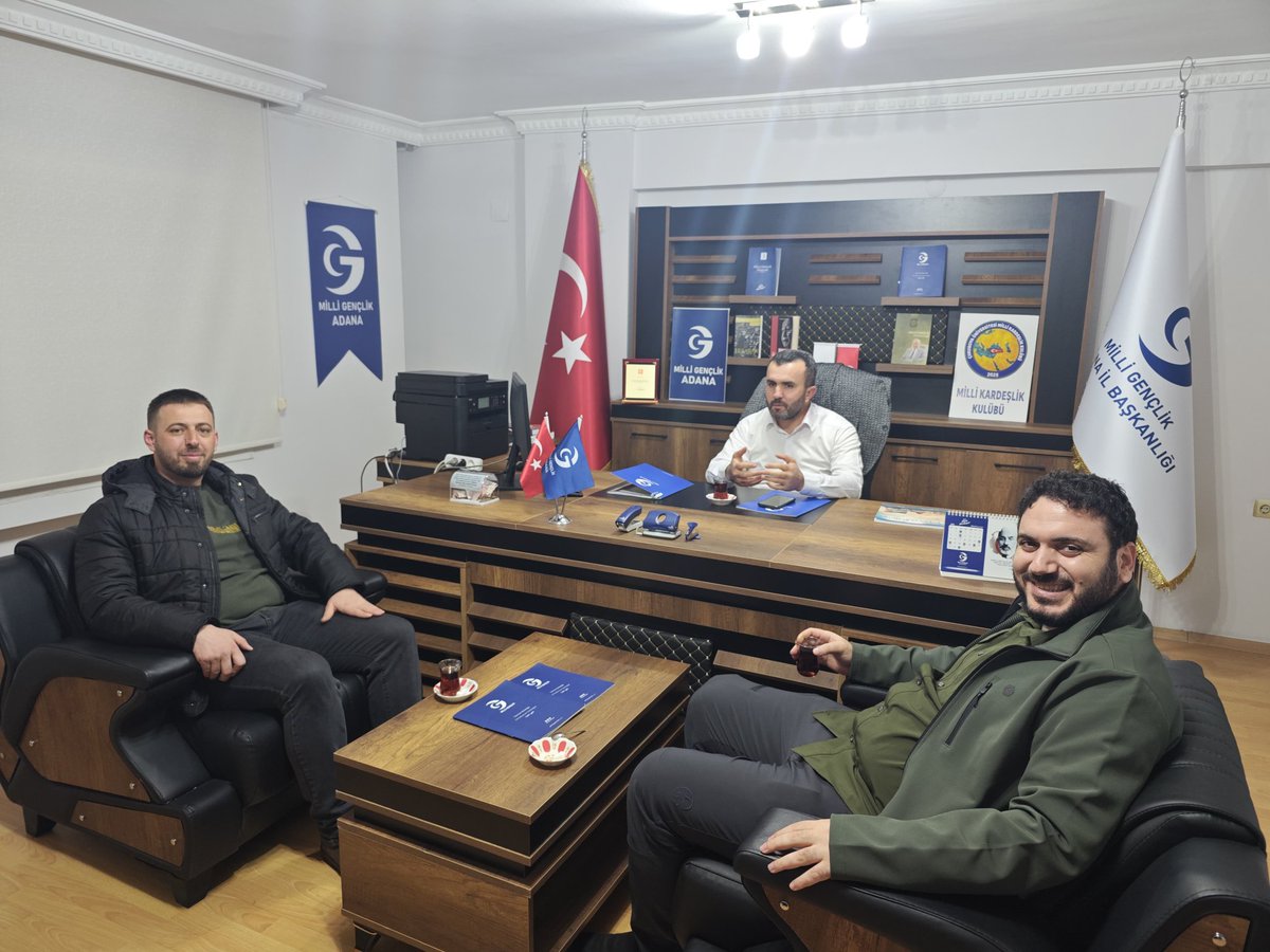 hsn_arik's tweet photo. Milli Gençlik Derneğimizin Seyhan İlçe Başkanlığı görevine
Mehmet Taştimur  başkanımızı atadık.

Kıymetli başkanımıza yeni görevinde muvaffakiyetler diliyor, bu görevin kendisi ve teşkilatımız adına hayırlara vesile olmasını temenni ediyorum. https://t.co/ZUEmhNNn0T