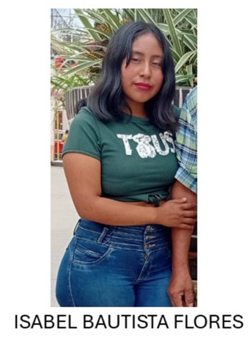 yohaliresendiz's tweet image. .📍#Morelos #Yecapixtla 

#Reconózcala 

Se llama Isabel Bautista Flores tiene 16 años, fue vista por última vez, el pasado 29 de Octubre en #Yecapixtla #Morelos 

Si usted tiene información sobre su paradero, contacte a la Fiscalía General de Justicia en el estado de Morelos…