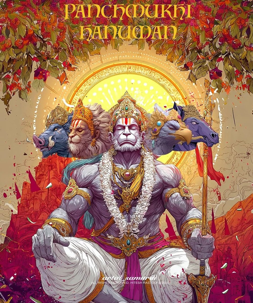 Rahul97736's tweet photo. 🙏SHRI PANCHMUKHI HANUMAN JI 🙏 https://t.co/CChSi80Q5K