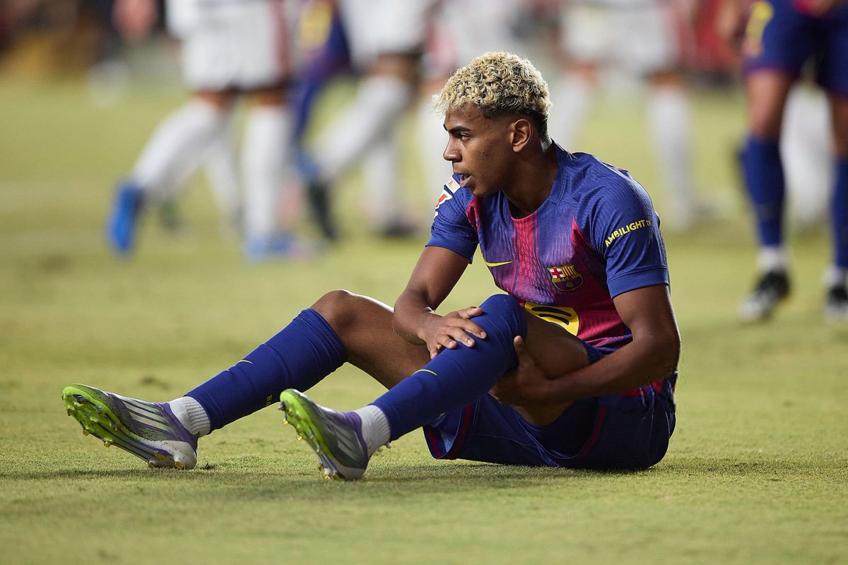 Instant Foot ⚽️ (@lnstantfoot) on Twitter photo 🚨🚨 LAMINE YAMAL EST FORFAIT CONTRE NEWCASTLE EN RAISON DE SA PUBALGIE ! ❌🇪🇸
L'objectif du Barça est qu'il revienne sur les terrains face au PSG.
(<a href="/mundodeportivo/">Mundo Deportivo</a>) 🚨🚨 LAMINE YAMAL EST FORFAIT CONTRE NEWCASTLE EN RAISON DE SA PUBALGIE ! ❌🇪🇸
L'objectif du Barça est qu'il revienne sur les terrains face au PSG.
(<a href="/mundodeportivo/">Mundo Deportivo</a>)