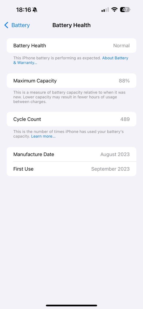 JohnKG72's tweet photo. @brandenflasch iPhone 17 Pro Max on order. Here’s my 15 Pro Max for context. https://t.co/itPwtGGfDd
