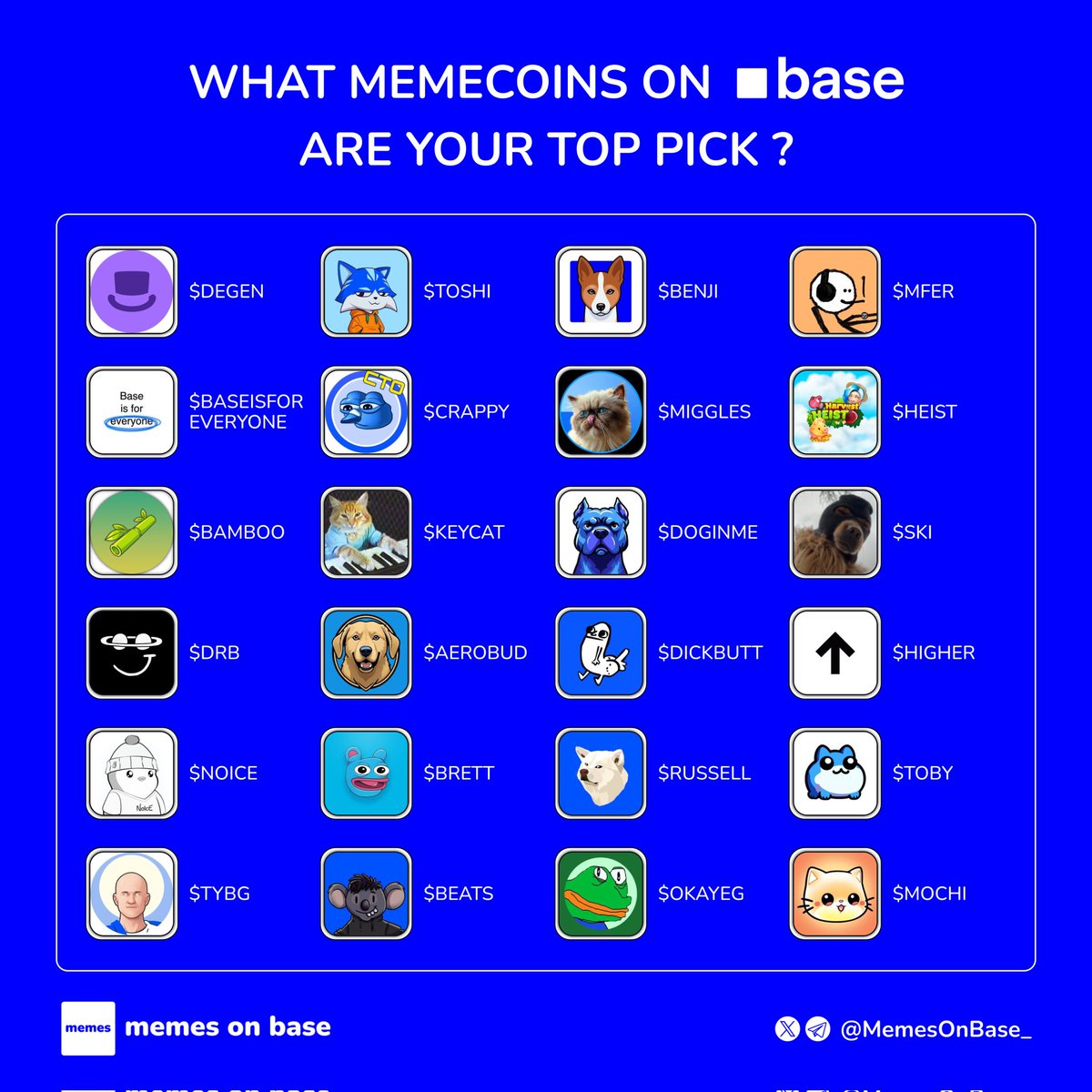 Memes on Base tweet media