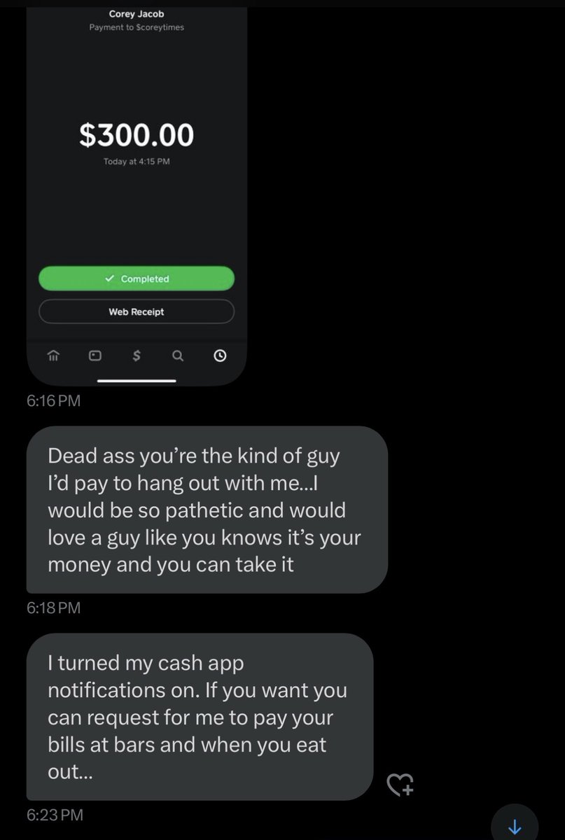 coreytimes's tweet image. Need someone like this back in my DMs 🤧