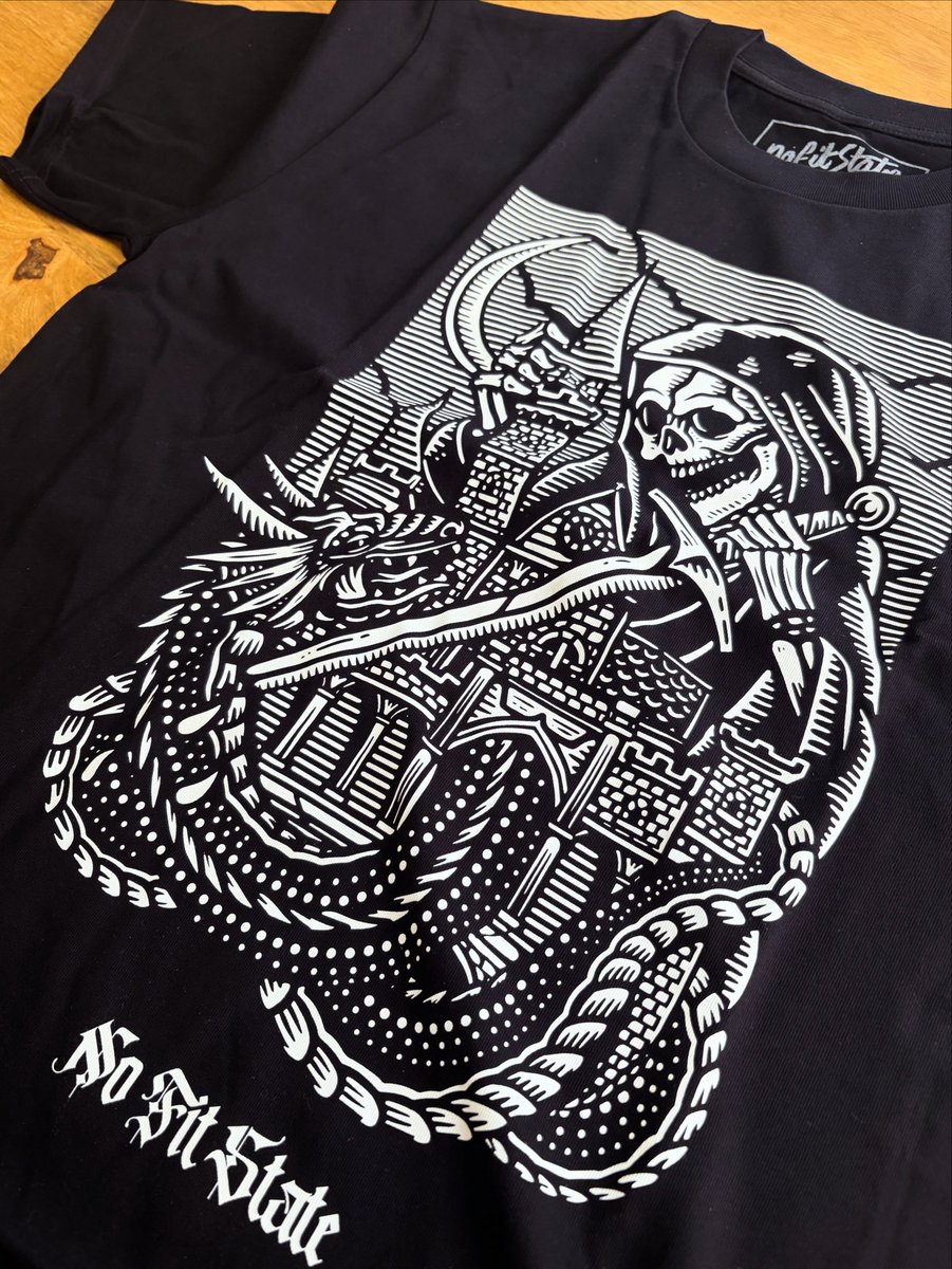 Medieval tee and long sleeve now available at nofitstate.co 🐉🗡️