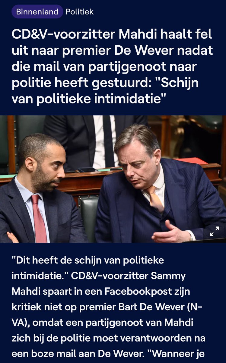 Aangezien de cd&amp;v-voorzitter uitdrukkelijk de polemiek wenst op te zoeken over een cd&amp;v-lid dat Hamas als een “bevrijdingsorganisatie” bestempelt, nu toch even de feiten. 👇