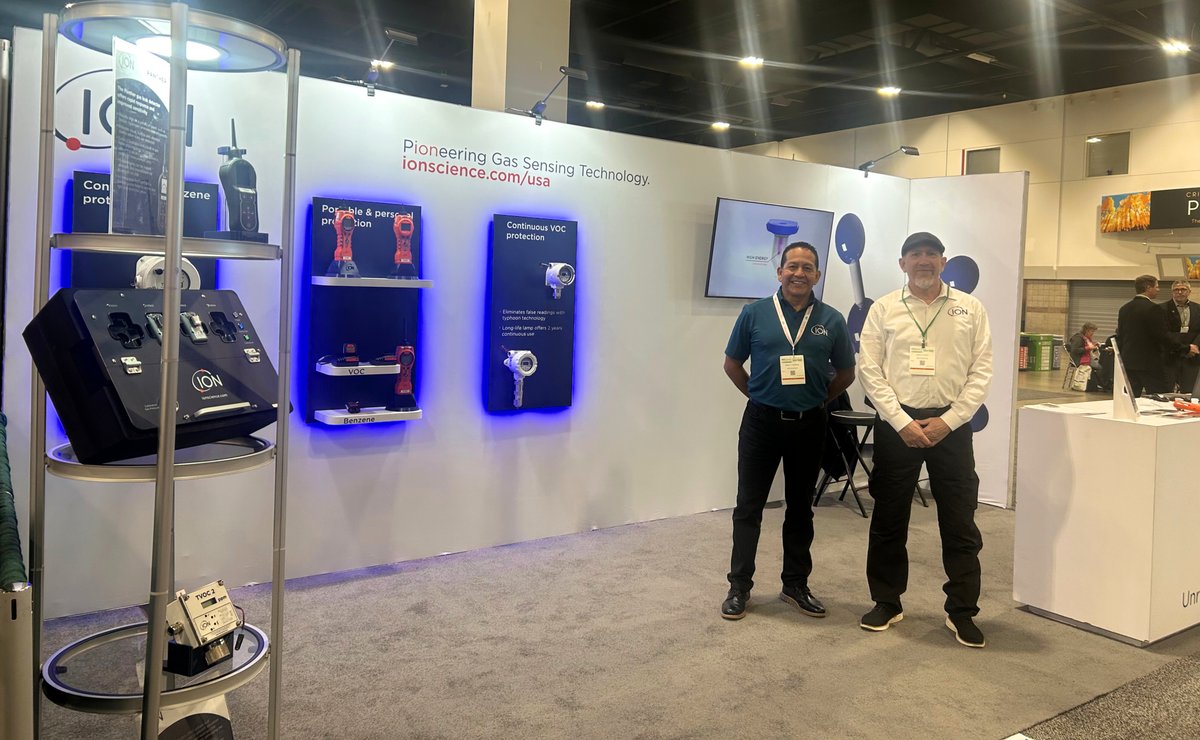ionscienceusa's tweet image. It’s officially day 2 of NSC Safety Congress &amp;amp; Expo, and ION’s team is excited to be back to discuss our revolutionary gas detection technology with attendees. Come visit us at booth #2071!

#ION #IONScience #NSCSafety #NationalSafetyCouncil