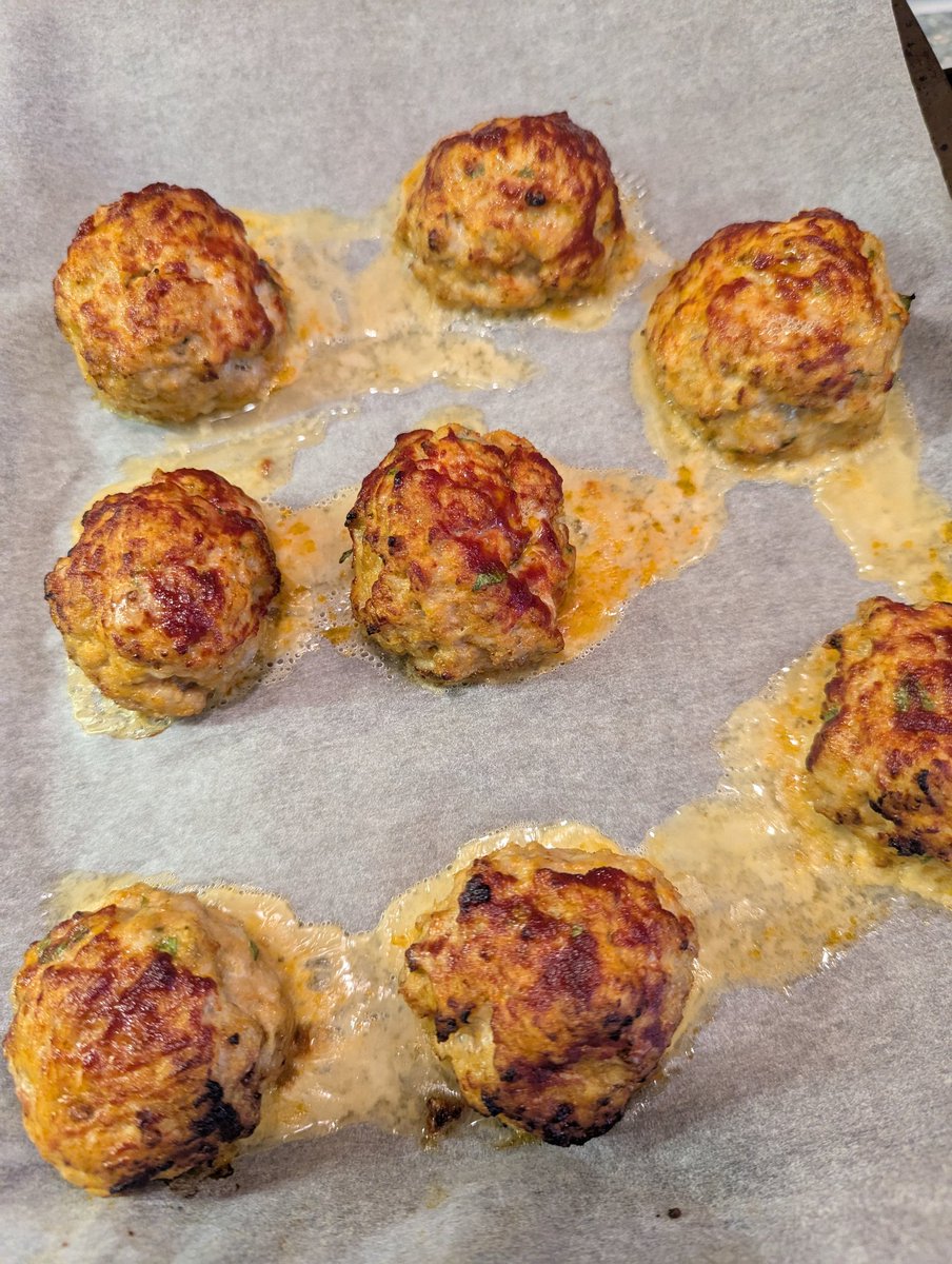 Please enjoy looking at my chicken and parmesan BALLS.