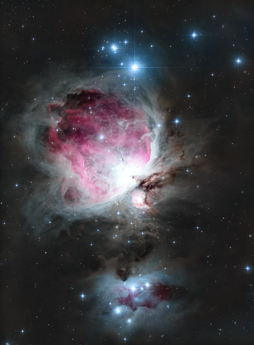 MazzifLOL's tweet photo. While capturing A6 this morning, I simultaneously pointed the 6" F/3.9 at Orion. ~17 x 30s per R,G,B
#ONLYREALSPACEPHOTOS #ORION #BACKYARDASTRO https://t.co/x6hrBeVXsu