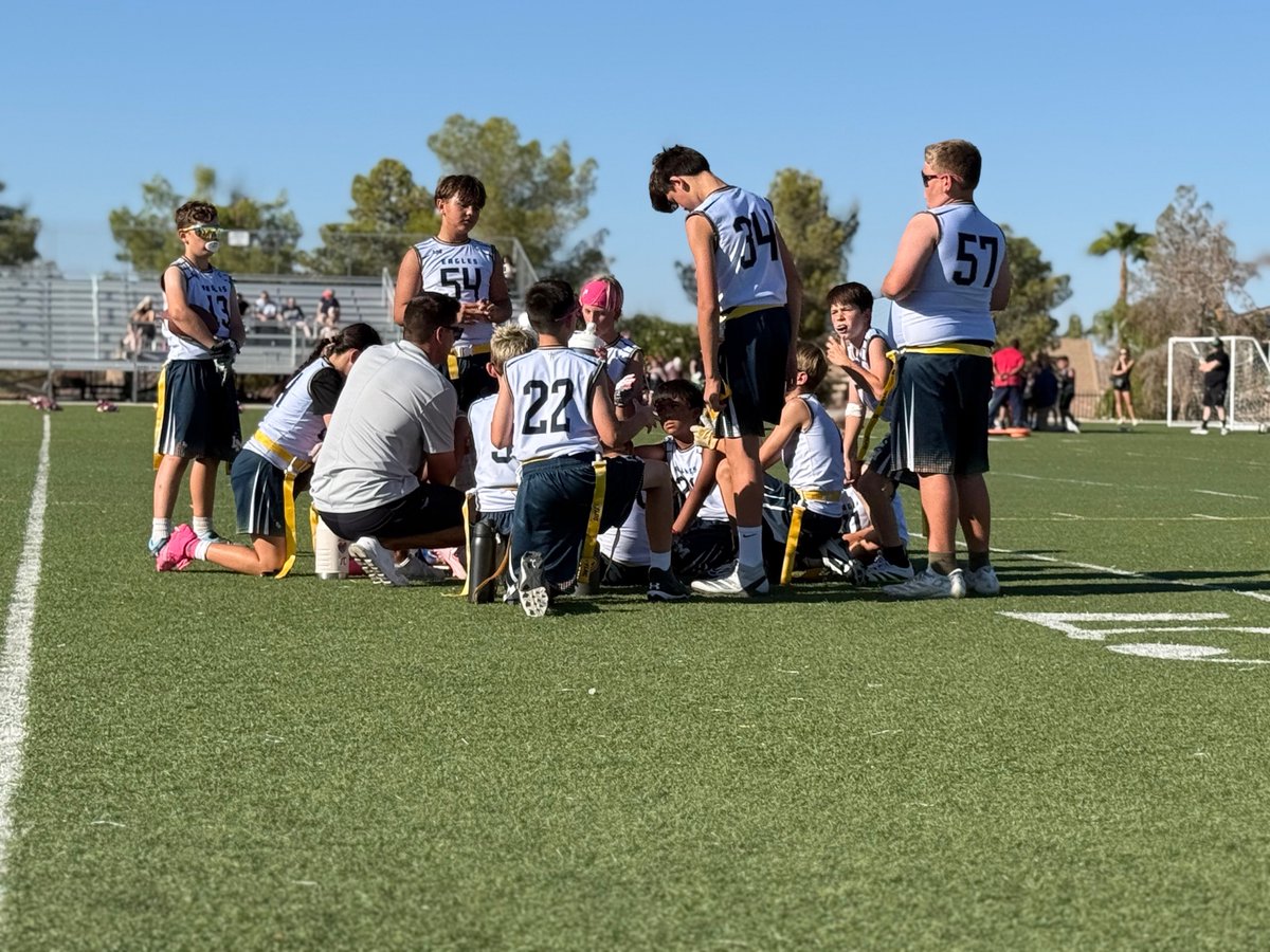 LMCAeagles's tweet photo. EAGLES DOMINATE! 
Our 5th/6th Grade Flag Football team brought the energy yesterday and soared past Henderson International with a 60-0 victory! @TMobile  #LMCAPride #EagleNation #Sweepstakes #FN5GL https://t.co/L44MK8WZzI
