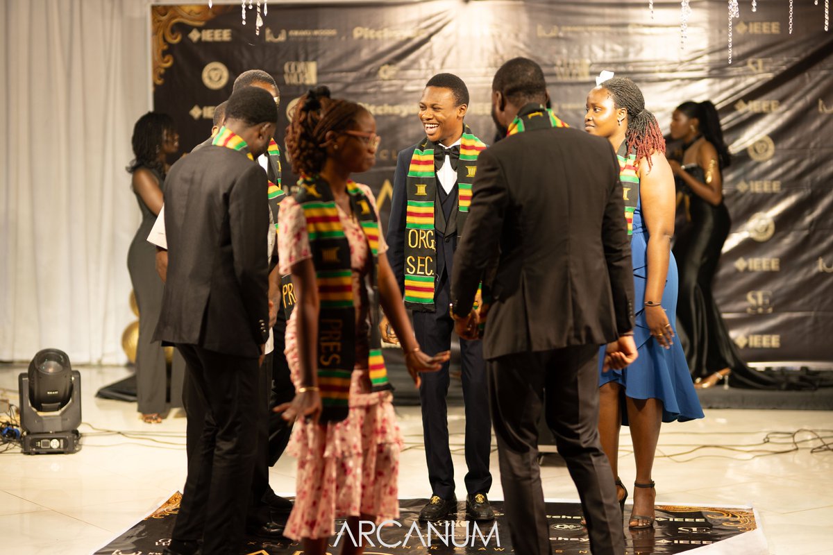 compengKNUST's tweet image. 📍@fece0knust wrapped the semester in style at 𝐀𝐫𝐜𝐚𝐧𝐢𝐮𝐦 𝐍𝐢𝐠𝐡𝐭 𝟐𝟎𝟐𝟓.

Each department held its own handing-over and awards ceremony, passing the baton, celebrating wins, and welcoming fresh energy for the year ahead.