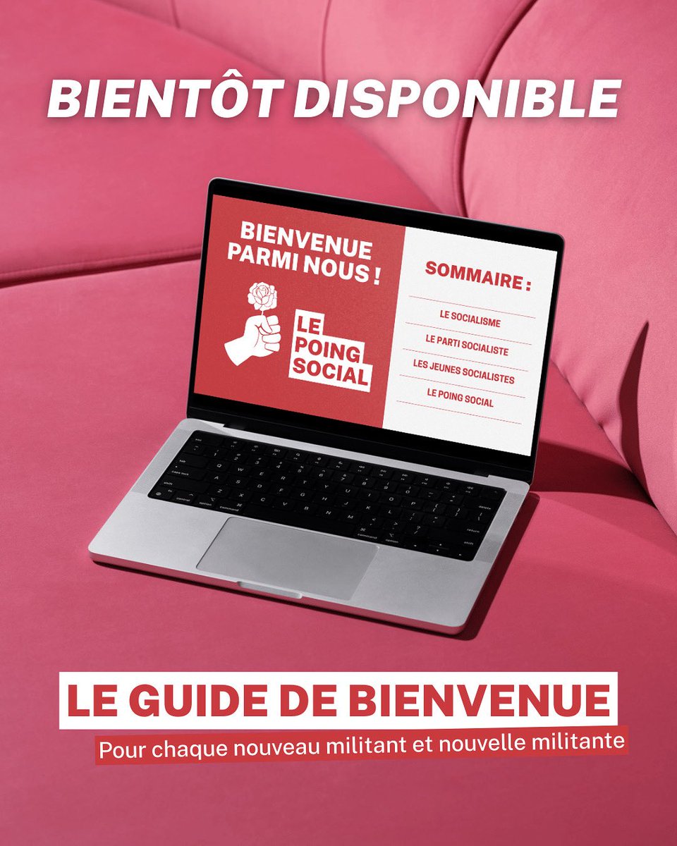 📣 Nous sommes en train de finaliser un guide de bienvenue pour les Camarades qui viennent de nous rejoindre ! 

Il sera bientôt publié, donc suivez-nous pour l’annonce !