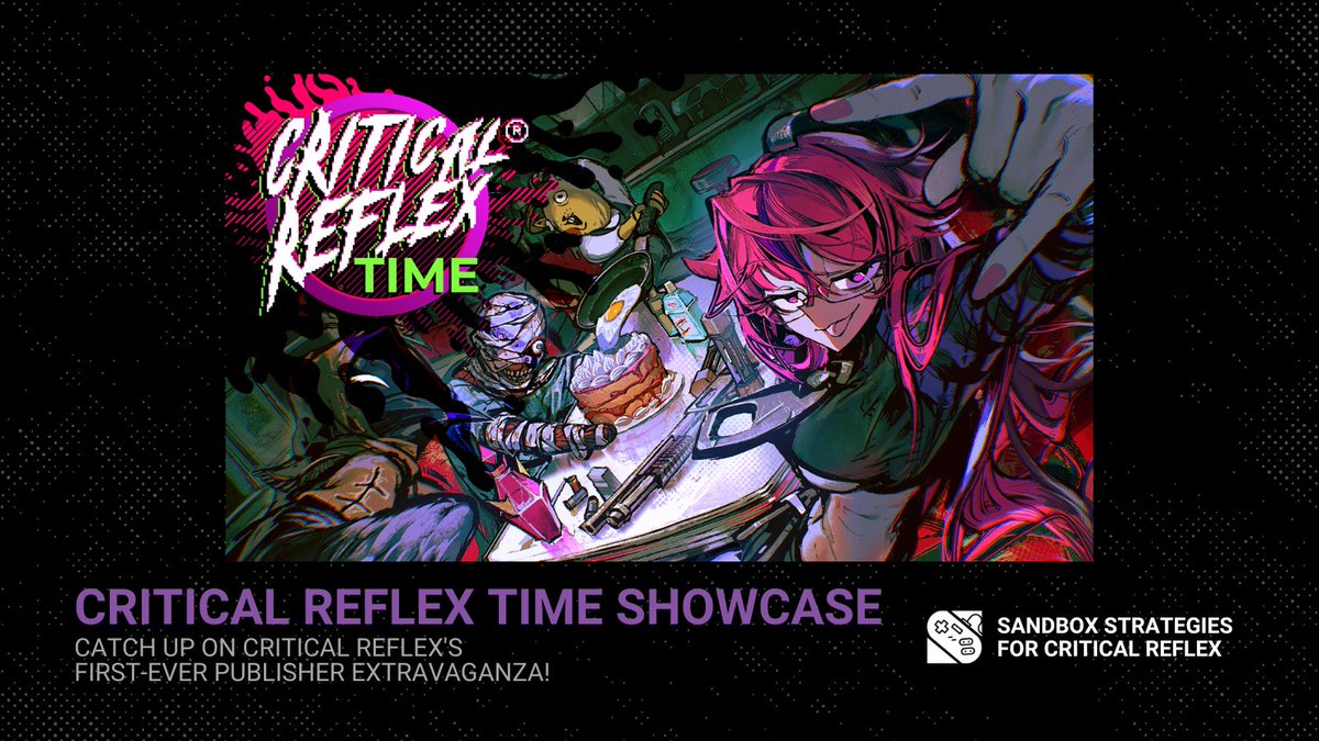 Did you catch the world premiere of CRITICAL REFLEX TIME - CRITICAL REFLEX's first-ever showcase of new and upcoming games from their publishing lineup? Now's your chance to rectify your past misdeeds!

The full show is available to watch now: youtu.be/1S1XPDO4fdU?si…
