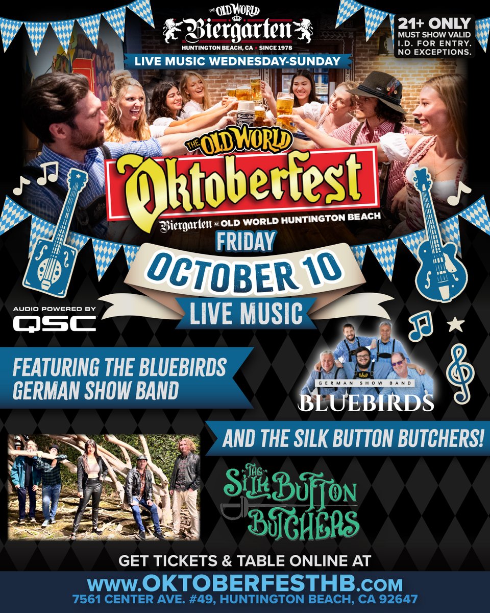 Biergarten at Old World HB tweet media