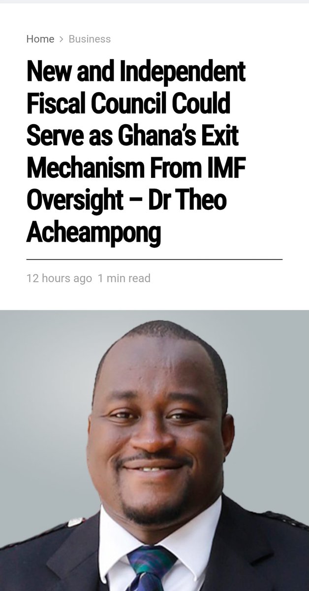 Ghana’s newly established Fiscal Council, under the revised Public Financial Management Act, has the potential to serve as the country’s exit strategy from International Monetary Fund supervision, if it operates with full independence and technical credibility. 

According to