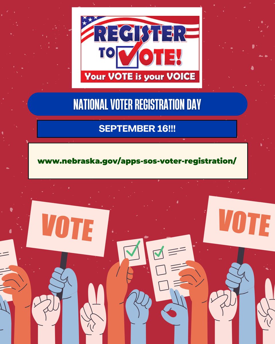 NATIONAL VOTER REGISTRATION DAY

nebraska.gov/apps-sos-voter…