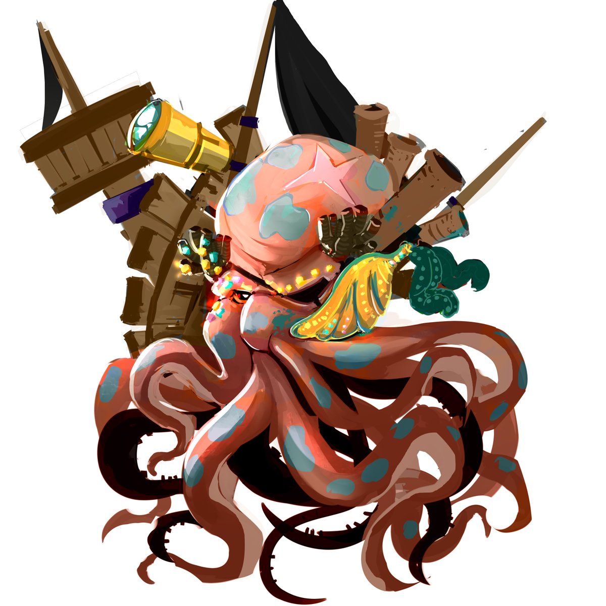 DallmGames's tweet image. Our Kraken concept art!
#gamedev #gamedevbr #game