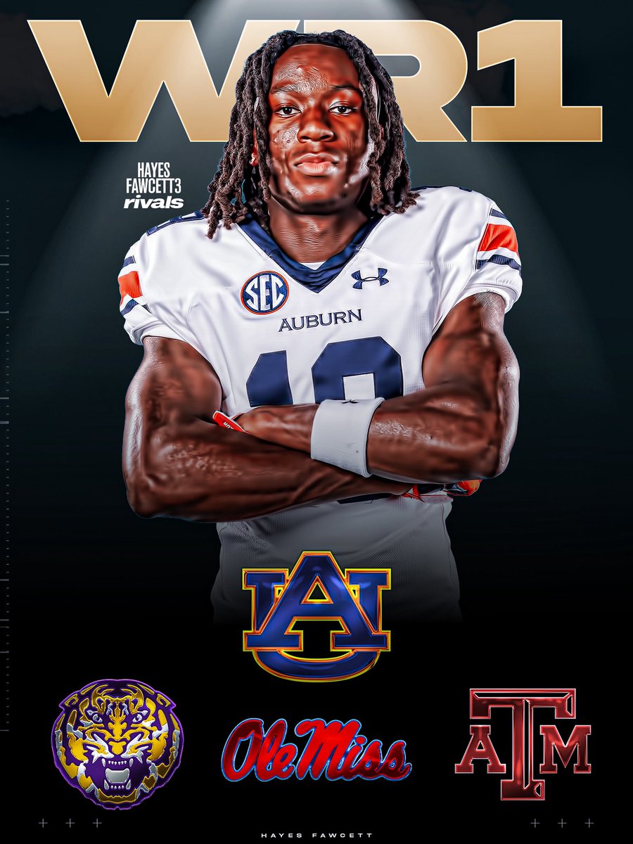 Auburn commit Jase Mathews was named the No. 1 WR in the updated <a href="/Rivals/">Rivals</a> rankings yesterday 📈

He talks his commitment to Auburn + other schools still reaching out 

READ: on3.com/rivals/news/no…