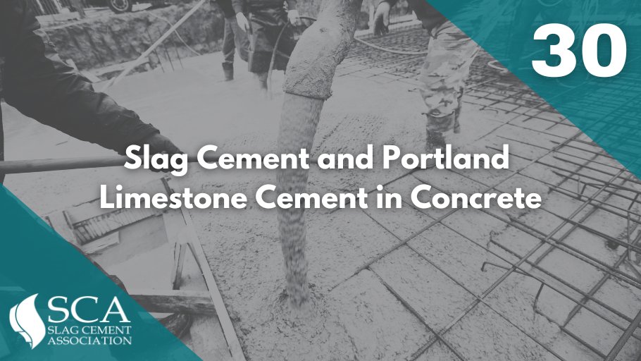 What is portland-limestone cement (PLC)? What are the benefits of utilizing #slagcement with PLC? Learn this and more in #SCA Info Sheet: Slag Cement and Portland Limestone Cement in Concrete! Learn More: ow.ly/nCh350TnQq9.