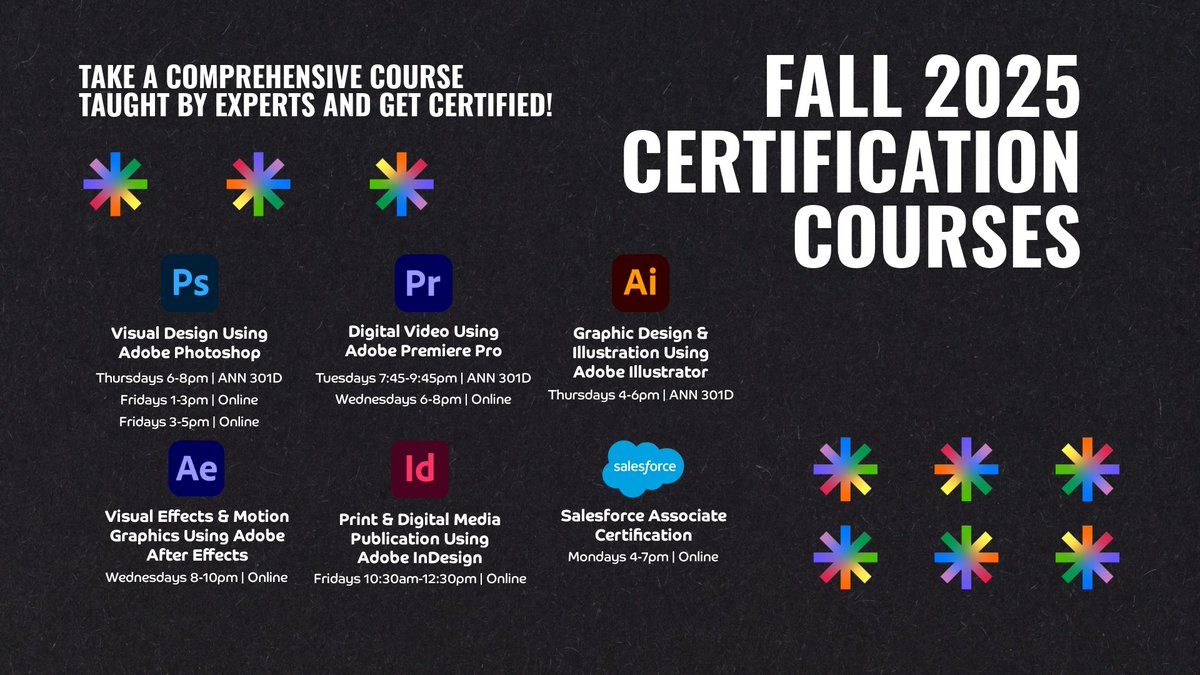 Ready to level up your skills? Check out our Fall 2025 Adobe and Salesforce Certification Courses! 🤩 

For more info, check out annenbergdl.org!

Sign up at bit.ly/f25certs!

#dl #digitallounge #usc #uscannenberg #adobe #salesforce