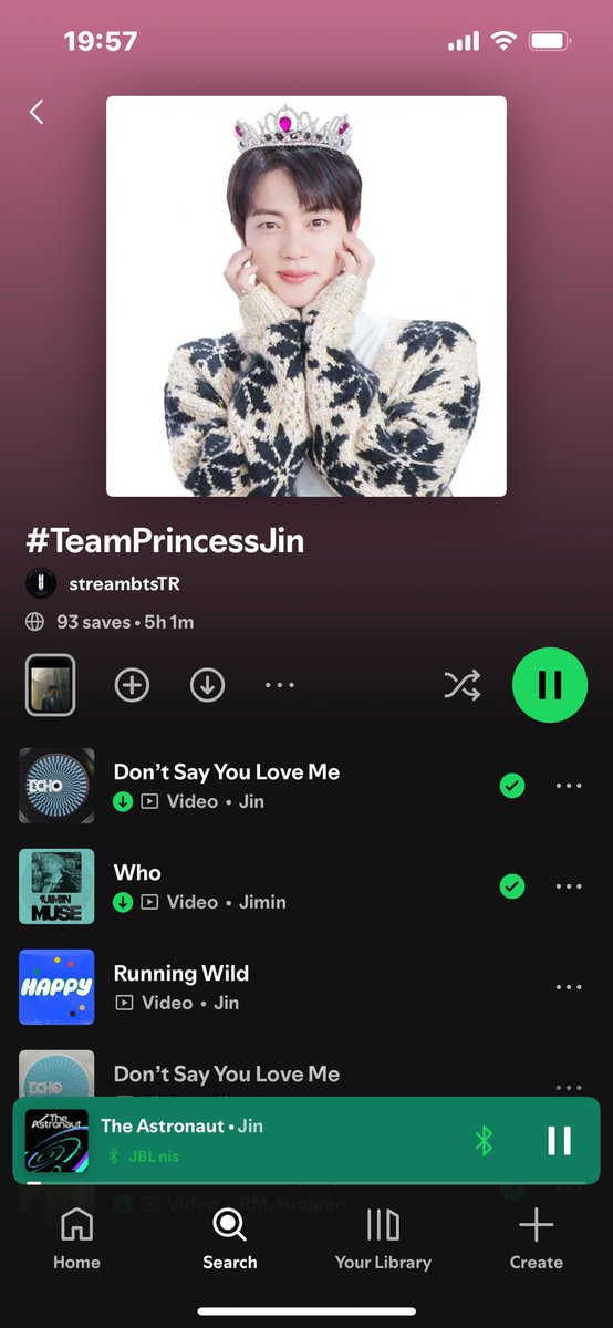 her zaman tarafımız belliydi zaten🙏🏻 #TeamPrincessJin