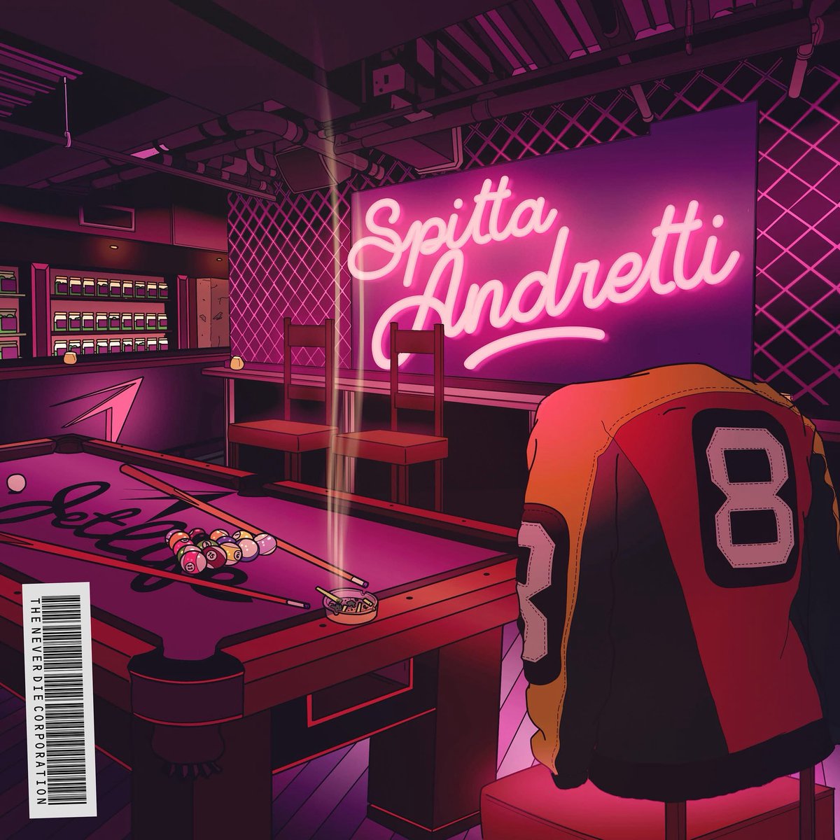 fortyfps's tweet image. 3 years ago, today… artwork for 8 BALL JACKET from @CurrenSy_Spitta was released! 🐦✏️💿