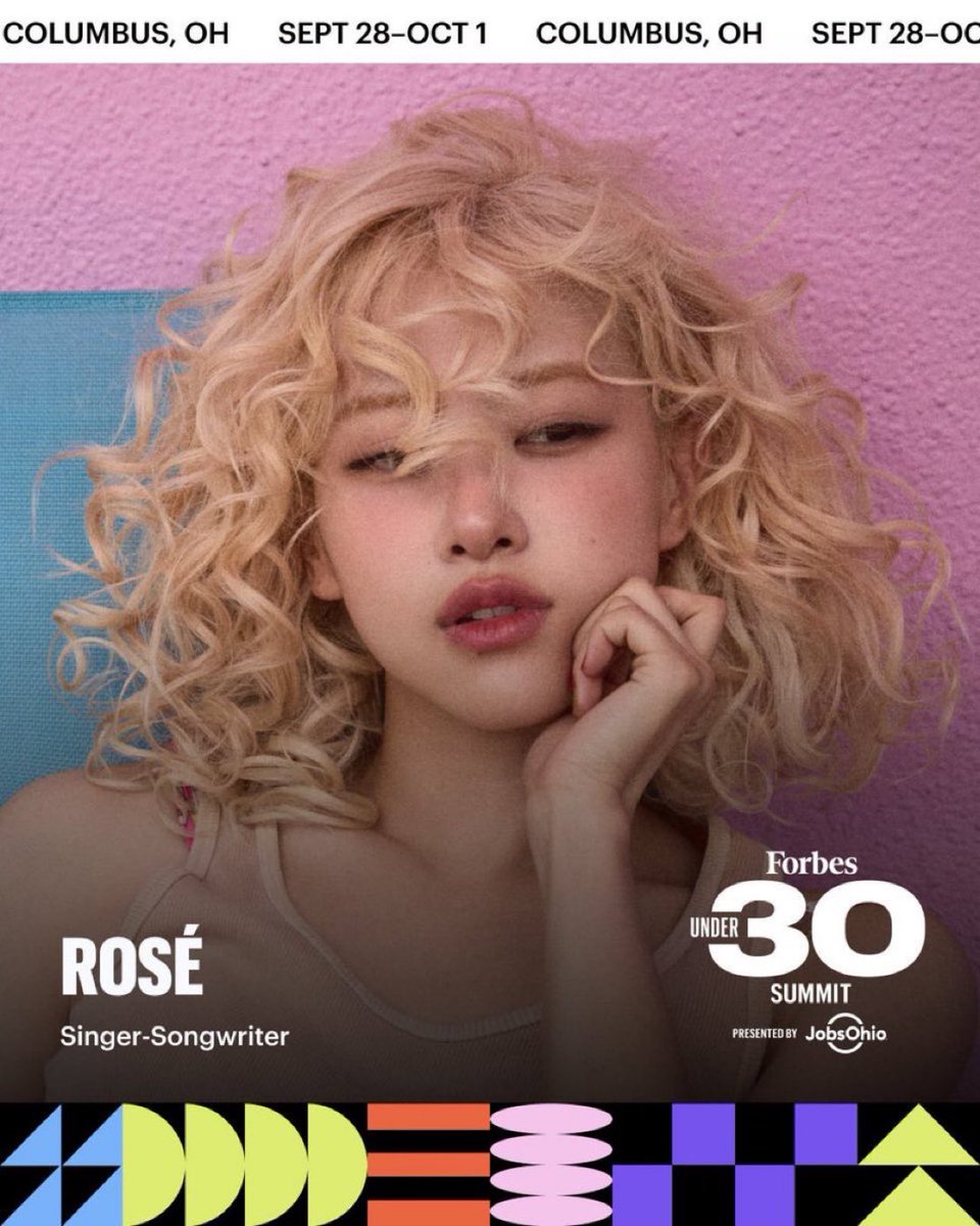 BLACKPINK ESPAÑA 🇪🇸 | Fan Account (@bpinkspain) on Twitter photo #ROSÉ será invitada especial en el Forbes Under 30 Summit 2025 en Ohio (28 sep – 1 oct) ✨
Un encuentro global de jóvenes líderes, fundadores y creadores.
#로제 #BLACKPINK <a href="/numberoneHQ/">numberoneHQ</a> #ROSÉ será invitada especial en el Forbes Under 30 Summit 2025 en Ohio (28 sep – 1 oct) ✨
Un encuentro global de jóvenes líderes, fundadores y creadores.
#로제 #BLACKPINK <a href="/numberoneHQ/">numberoneHQ</a>