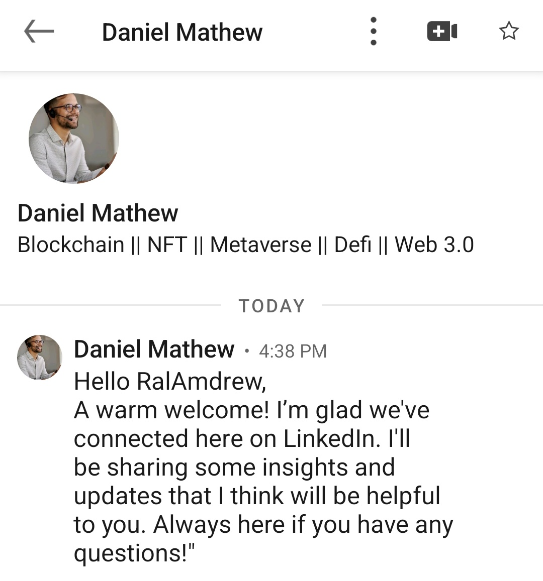 And this is why I am never leaving LinkedIn...

Ral what? 😂