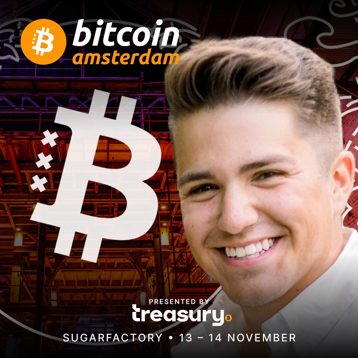 #BITCOIN FOR CORPORATIONS DIRECTOR OF BUSINESS DEVELOPMENT, ALLEN HELM, TO SPEAK IN AMSTERDAM 🇳🇱

"The only thing better than owning Bitcoin is owning more Bitcoin. Institutions will carry Bitcoin from $100k - $1MM." 🚀