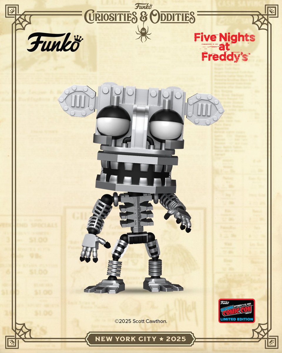 Me on the inside... Collect the NYCC exclusive POP! Endo-02 to complete your FNAF collection! 

#Funko #FunkoPOP #NYCC #FNAF