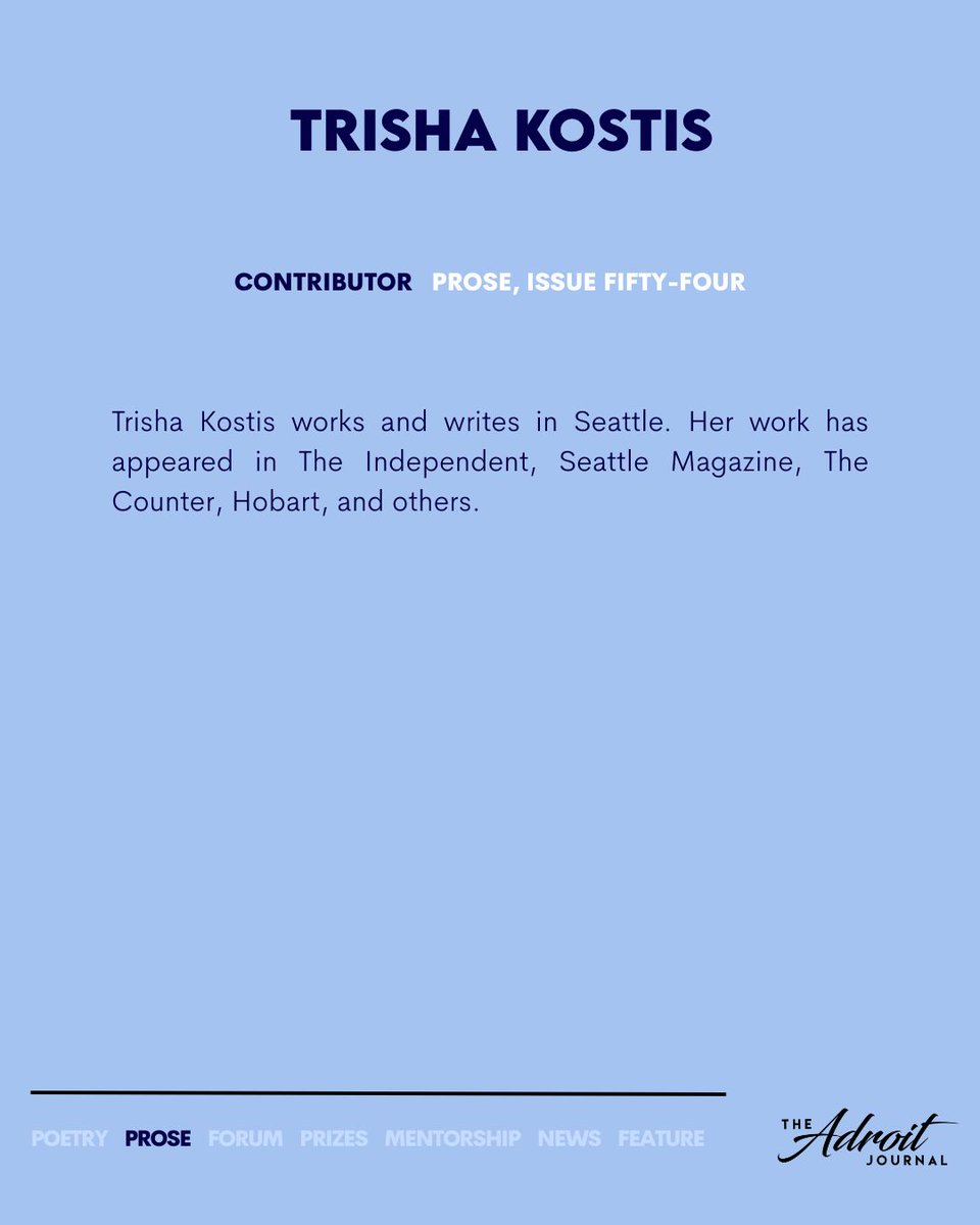 “Some Pieces Are Missing” by Trisha Kostis appears in Issue Fifty-Four. This moving essay traces the fractures of memory and family as a father’s sense of self collides with the present moment. Read the excerpt via the link in our bio. 🧩🕰️