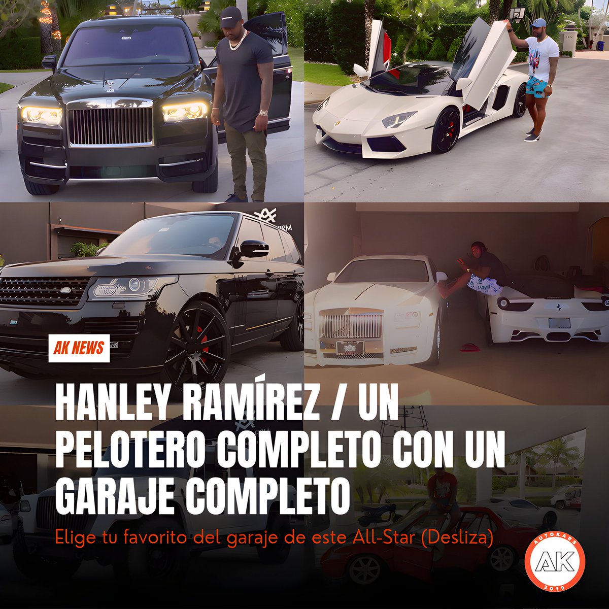 Autokars_'s tweet image. Hanley Ramirez un garaje propio de un All-Star
#hanleyramirez #lamborghini #ferrari #rollsroycecullinan #ghost #republicadominicana🇩🇴 #autokars #ak
