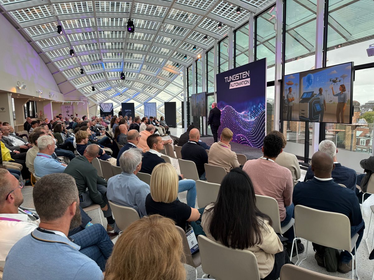 TungstenAI's tweet image. A huge thank you to everyone who joined us today at the Tungsten Automation Summit in Amsterdam, your energy and ideas made it unforgettable. 🥂 

Here’s to next year! 🥂 

#TungstenAutomation #TungstenSummit2025 #FutureOfAutomation #AI #Automation