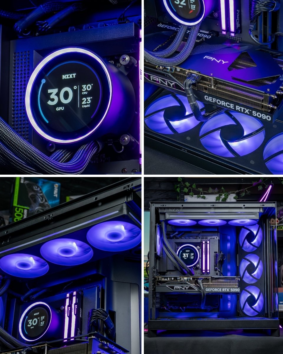 <a href="/NZXTFrance/">NZXT France 🇫🇷</a> Un monstre taillé pour l'applicatif et le gaming en 4K, prêt à déchaîner les FPS 

🟣 RTX™ 5090
🟣 Core™ i9 14900KF
🟣 32Go DDR5 6000MHz
🟣 SSD NVMe 2 To

👉 f.mtr.cool/pbpyjxzxjn

C'est notre PC le plus performant ! Note le /10 en commentaires 👇