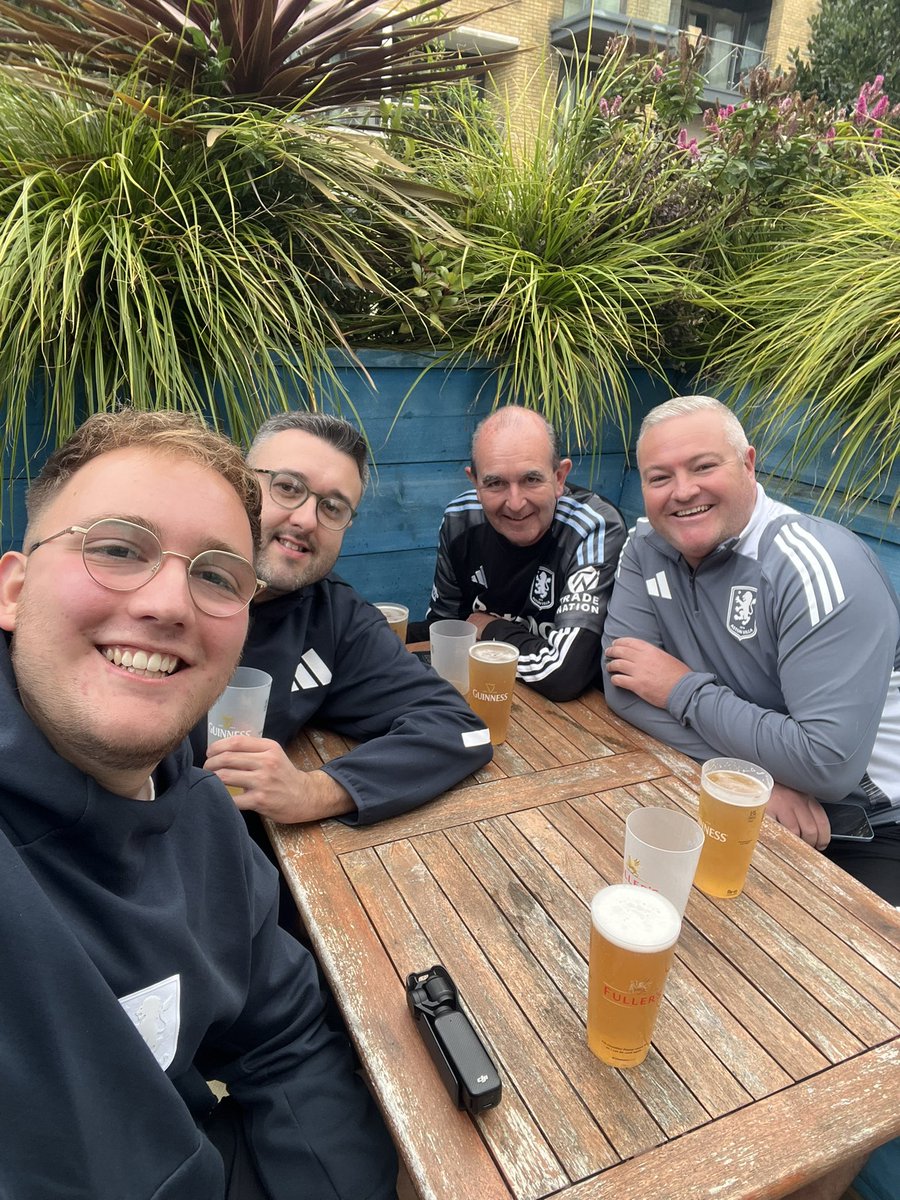 Brentford away 🍺🏆 #AVFC