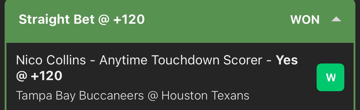 💰 CASHED OUT MONDAY 💰
Free play didn’t hit ❌ … but we hammered the rest of the slate ✅✅✅
Wins across the board:
•Baker &amp; Herbert rushing overs 🚀
•Nico Collins anytime TD 💎
•Keenan Allen anytime TD at +220 🔥
•Chargers -2.5 spread &amp; combo parlay 🏆
•Bucs +4 paired