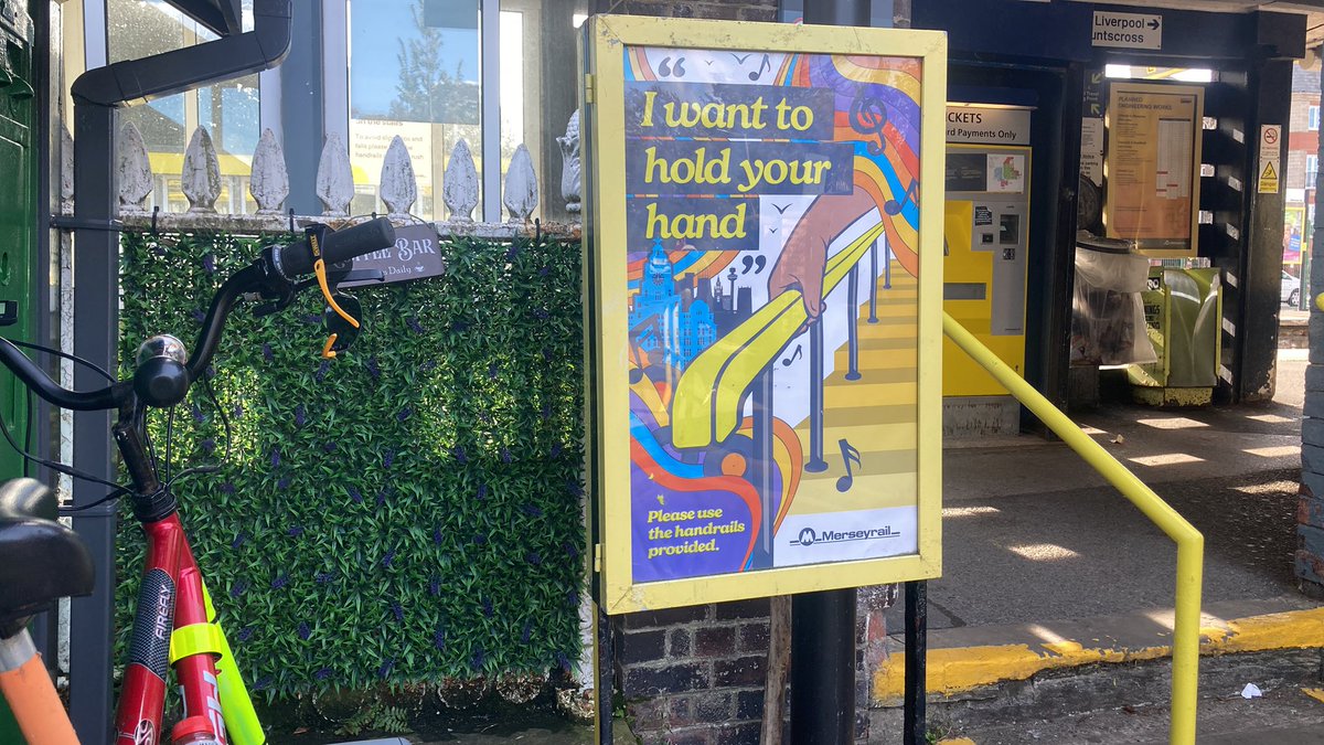 Poster at station reminds me of a song 🤔