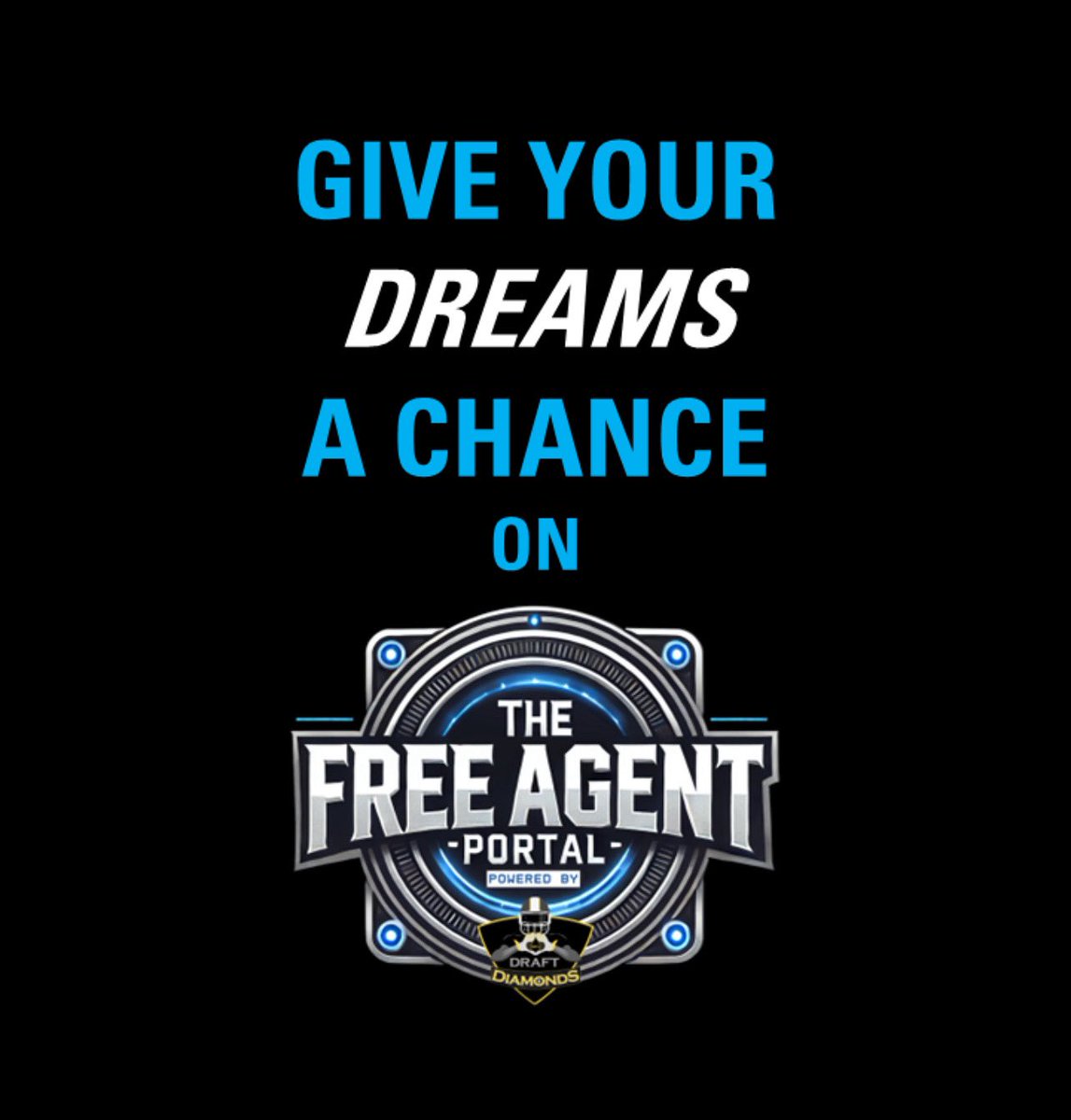 Enter thefreeagentportal.com 
($50 entry fee, $10/$20/$25 monthly subscriptions) to declare your availability and have professional football teams (from 10 different leagues around the world) search, evaluate, and contact YOU!  
#thefreeagentportal