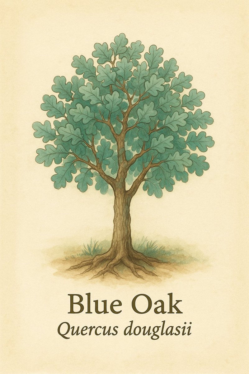 CaLandBird's tweet photo. 🌳Tree Tuesday  Blue Oak (Quercus douglasii) Fun Fact: California’s most drought-tolerant deciduous oak. Hosts over 50 species of gall wasps—talk about biodiversity!  #BlueOakStrong #DroughtChampion #GallWaspHQ #BlueOak #LosPadres #Calandbird https://t.co/vfPowGRV0A